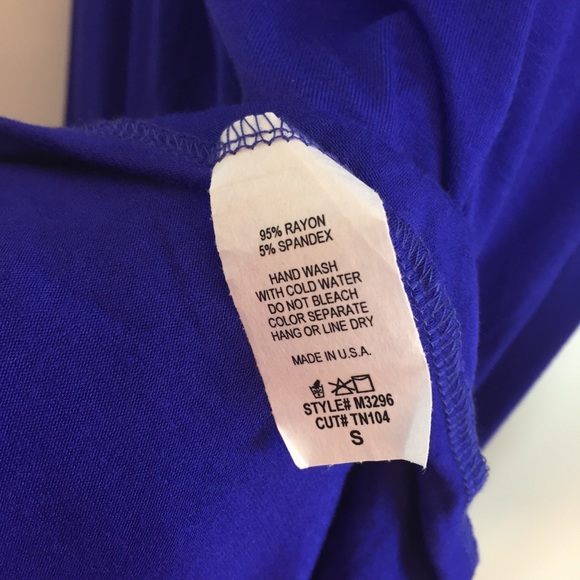 Umgee Blue NWT Keyhole Bell Sleeve Dress - Picture 3 of 4